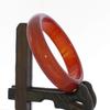 2.4" China Certified Nature Red Chalcedony Jade Women's Bangle Bracelets view 2