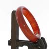 2.4" China Certified Nature Red Chalcedony Jade Women's Bangle Bracelets view 3