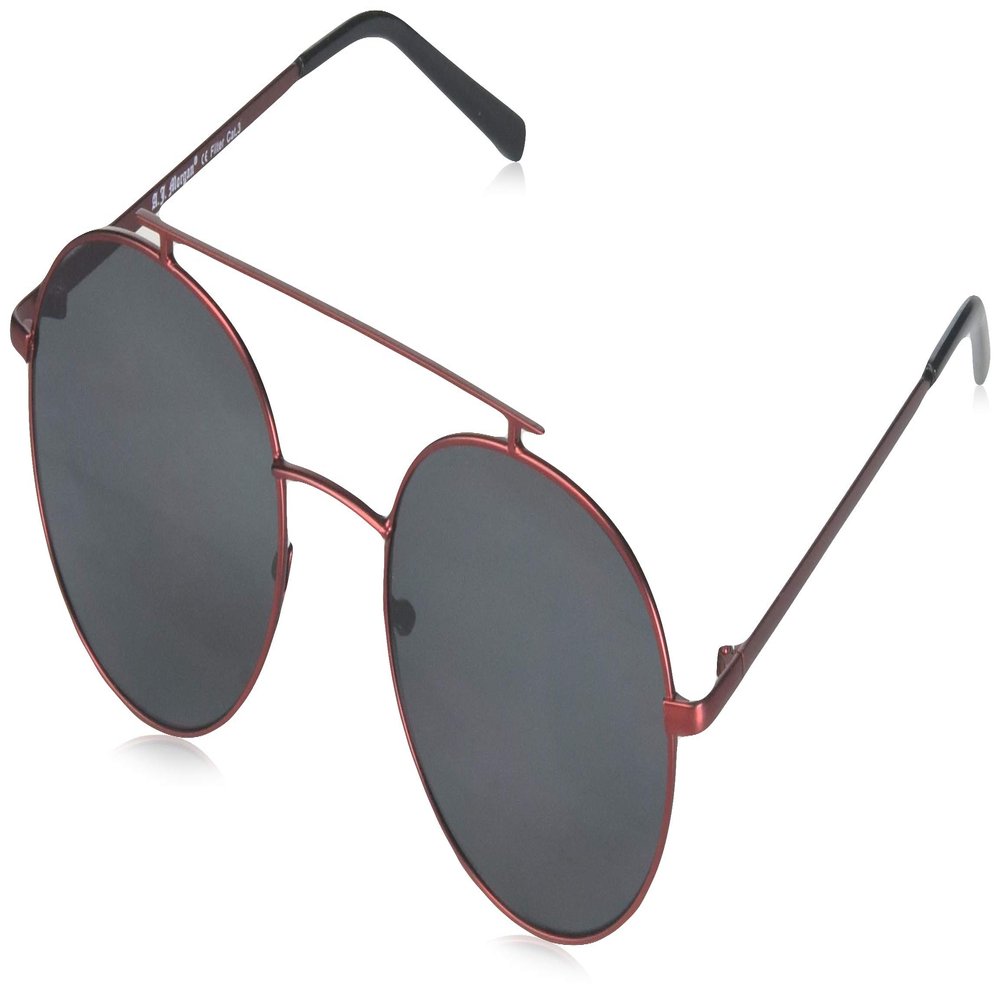 A.J. Morgan Ray Gun Aviator Sunglasses, Matte RED, 56 mm