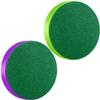ONE250 Air Hockey Pushers and Purple Air Hockey Pucks, Goal Handles Paddles Replacement Accessories for Game Tables (4 Striker, 4 Puck Pack) (Purple & Green) view 4