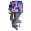 OUTERENVY American Patriot Outboard Motor Cover for Yamaha F115 [Pre-2014] (Rear Vents) | Made in USA to Stay on While You Run! | 117A view 1