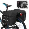 Lixada Bicycle Pannier Bag Waterproof Bike Rear Rack Bag Bike Seat Pannier Cycling Rear Carrier Bag Road Bike Storage Bag view 1