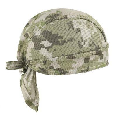 Cotton Skull Cap, Unisex Bandana Hat Pirate Headscarf Sports Headwear Sun UV Protection Cycling Bandana Running Beanie Bike Motorcycle Under Helmet Liner Camouflage