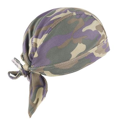 Cotton Skull Cap, Unisex Bandana Hat Pirate Headscarf Sports Headwear Sun UV Protection Cycling Bandana Running Beanie Bike Motorcycle Under Helmet Liner Camo