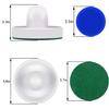 ONE250 Air Hockey Pushers and Blue Air Hockey Pucks, Goal Handles Paddles Replacement Accessories for Game Tables (4 Striker, 4 Puck Pack) (White) view 2