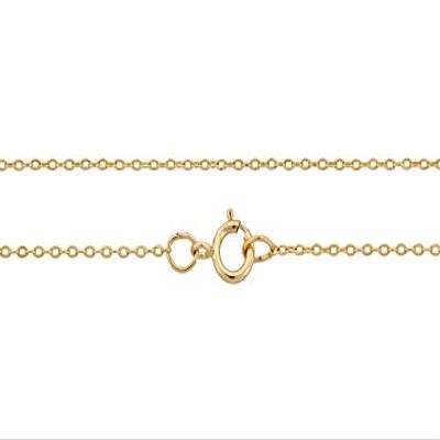 14Kt Gold Filled 1.5x1mm 24" Flat Drawn Cable Chain Light and Delicate - 1pc (5773)/1
