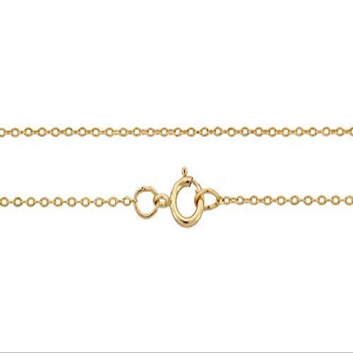 14Kt Gold Filled 1.5x1mm 24" Flat Drawn Cable Chain Light and Delicate - 1pc (5773)/1