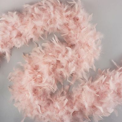 ZUCKER Turkey Feather Chandelle Boa - (72 Inch) - Christmas Decorations - Vibrant Holiday Home Decor - Heavy Feather Boas for Adults - Roaring 20's Costume, Mardi Gras Party Boa