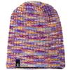 VECRY Womens Knit Slouchy Beanie Ribbed Baggy Skull Cap Turban Winter Summer Beret Hat (Purple/Yellow/White) view 2