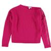 bar III | Zipper-Sleeve On/Off Shoulder Sweater | Pink Bon Bon view 4