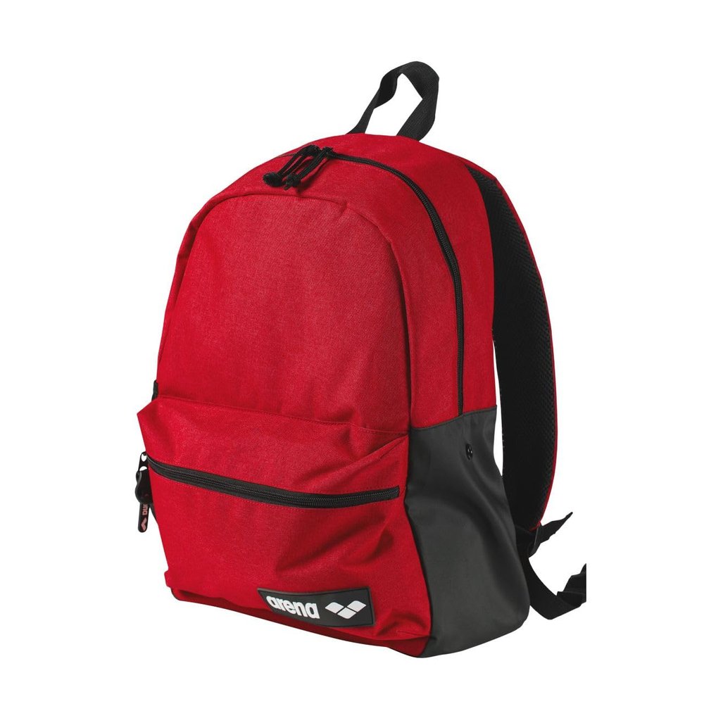ARENA Team 30 Backpack Unisex Travel Daypack for Men and Women, Gym Training Gear Equipment Bag for Swimmers, 30 Liters, Red Melange