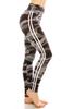 ALWAYS Women's High Waist Yoga Leggings - Camo Military Army Premium Soft Stretch Workout Pants 1850 One Size view 1