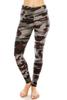 ALWAYS Women's High Waist Yoga Leggings - Camo Military Army Premium Soft Stretch Workout Pants 1850 One Size view 3