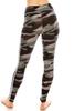ALWAYS Women's High Waist Yoga Leggings - Camo Military Army Premium Soft Stretch Workout Pants 1850 One Size view 4