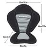 WOOWAVE Kayak Seat Padded Deluxe Paddleboard Seat Adjustable Boat Seat Cushioned Fishing Seats High Back Comfortable Backrest Support with Detachable Back Storage Bag for Universal Sit view 3
