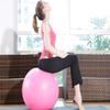 Emoly Exercise Ball for Yoga, Fitness, Balance Stability, Extra Thick Professional Grade Balance & Stability Ball - Anti Burst, Workout Program 2020 (Blue, 45cm) view 4