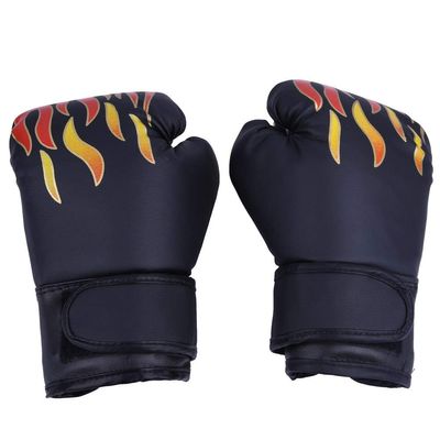 VGEBY1 Grappling Gloves, Colorful Child Boxing Fighting Sparring Punching Kickboxing Grappling Sandbag Gloves for Kids Exercise(Black)