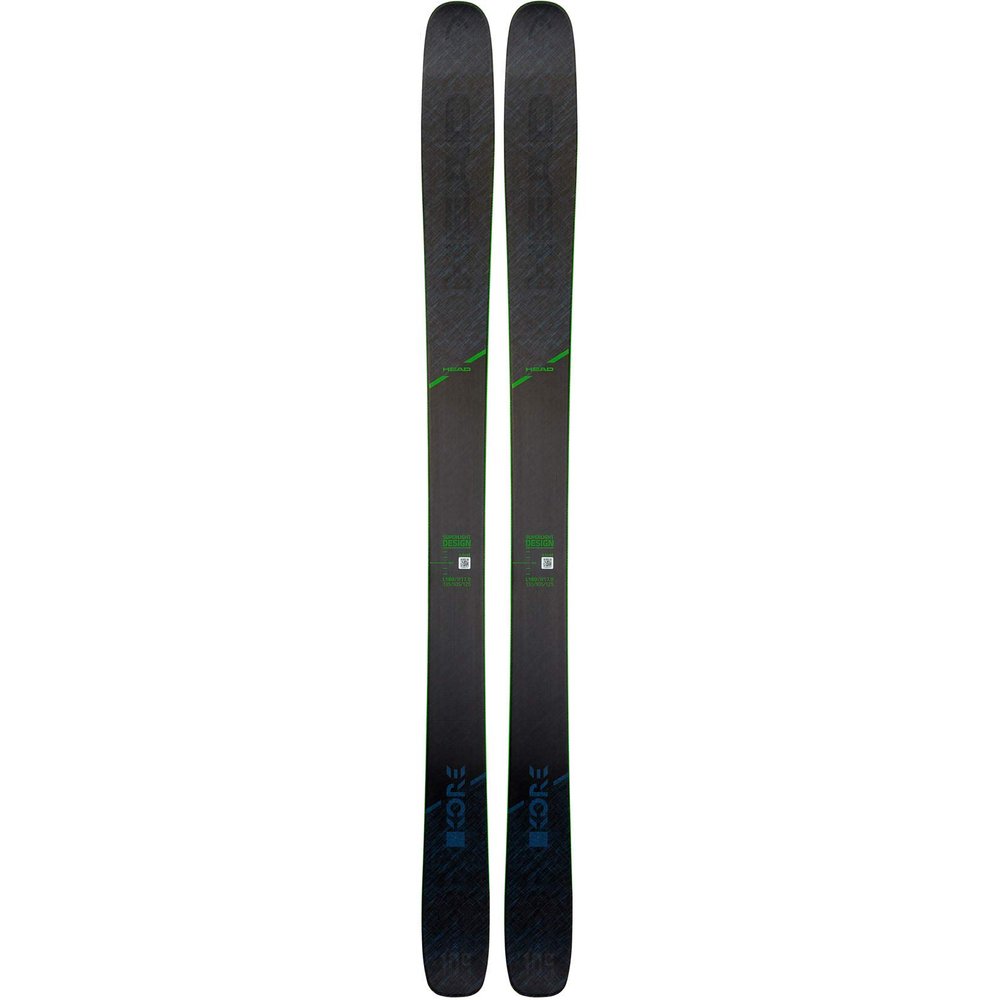 HEAD Unisex Kore 105 Graphene Grey Freeride Skis, Size: 180
