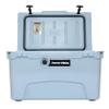 Frosted Frog Light Blue 45 Quart Ice Chest Heavy Duty High Performance Roto-Molded Commercial Grade Insulated Cooler view 2