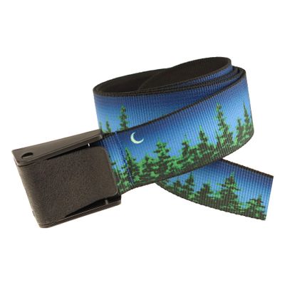Thomas Bates Titan Outdoor Hunting Fishing Pattern Web Belt 5 Year Guarantee (Twilight, Big and Tall)