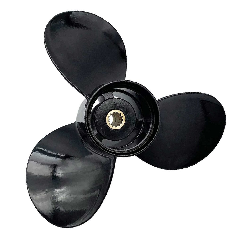 Aluminum 3 Blades Prop Propeller Replacement for BRP,Johnson,Evinrude,OMC Stern Drive 8-15HP (9 1/4(Dia) x11(Pitch) with 13 Spline Tooth OEM 778773