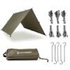 AquaQuest Defender Tarp  HeavyDuty Waterproof (20,000 mm) SeamTaped Rain Fly for Camping, Bushcraft & Survival  1310 Olive Drab Kit view 1