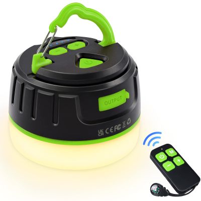 LED Camping Lights Lanterns Rechargeable, Hanging Tent Lights Remote,1000LM Up to 150H Running, Power Bank 5200mAh, 5 Light Modes, Magnetic, Waterproof Lantern Flashlight
