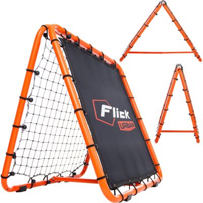 Flick Urban Dual Speed Rebounder  Double-Sided Soccer Rebounder with 6 Adjustable Angles  Soccer Training Equipment for Passing & Control  Suitable for Soccer, Volleyball & Baseball