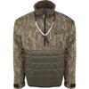 Drake Waterfowl Men's LST Guardian Flex Double Down Waterproof Windproof Insulated 1/4 Zip Eqwader Jacket, Mossy Oak Bottomland, 3X-Large view 1