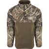 Drake Waterfowl Men's MST Quarter 1/4 Zip Refuge Eqwader Waterproof Windproof Breathable Resistant Outdoor Hunting Jacket view 3