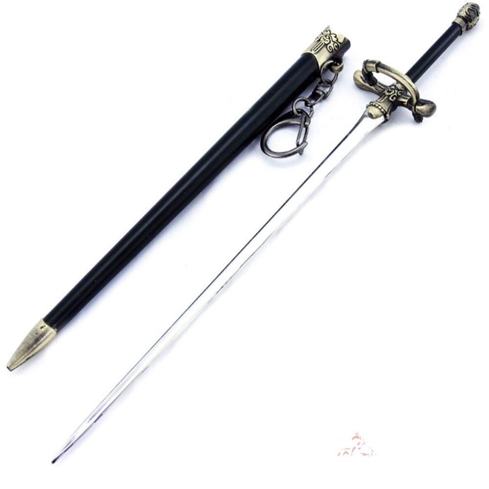 Game of Throne 1/6 Arya Stark Needle Sword 1/6 21cm /8.27 " Metal Weapon Model Desk Shelf Decoration Art Figure Arts Toys Collection Keychain Gift Party Supplies