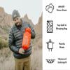 KAMMOK Bobcat 45F - Down Trail Quilt, Water Resistant, Durable, Compact and Packable, Indoor/Outdoor Camp Blanket (84 in  54 in) - Ember Orange view 2