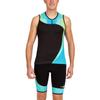 Kiwami Men's Tokyo Tri Top - Black, Black, Lime (Black, Blue, Lime, Large) view 1