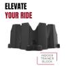 KOM Cycling Indoor Trainer Front Wheel Riser Block - 3 Different Heights Creating The Perfect Block for All Trainers Including Zwift Hub Trainer, Cyclops, Wahoo Kickr, TacX Neo, Kinetic view 2