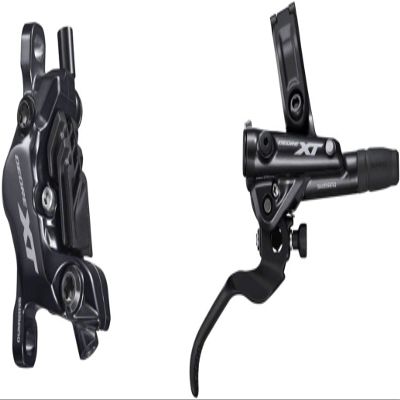 Shimano DISC Brake Assembled Set/J-KIT, XT, BL-M8100(R), BR-M8120(R), Metal PAD (W/FIN), 1700MM Hose (SM-BH90-SBM Black)