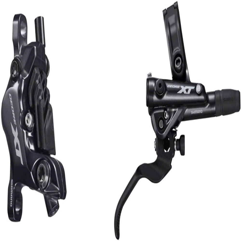 Shimano DISC Brake Assembled Set/J-KIT, XT, BL-M8100(R), BR-M8120(R), Metal PAD (W/FIN), 1700MM Hose (SM-BH90-SBM Black)