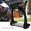 Aluminum Horse Saddle Stirrups, Non Slip Equestrian Stirrups for Trail Riding Show Jumping Training Beginners and Professional view 3