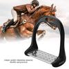 Aluminum Horse Saddle Stirrups, Non Slip Equestrian Stirrups for Trail Riding Show Jumping Training Beginners and Professional view 4