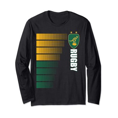 Australia Rugby Jersey Australian Rugby 2 Sided Long Sleeve T-Shirt