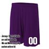Add-On Performance Soccer Shorts with Free Numbers Youth Large in Purple view 2
