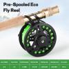 PLUSINNO Fly Fishing Rod and Reel Combo, 4 Piece Lightweight Ultra-Portable Graphite Fly Rod 5/6 9 Complete Starter Package with Carrier Bag view 2