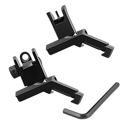 Gotical 45 Degree Offset Flip Up Sight | Low Profile Design Rapid Transition Front and Rear flip up