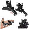 Gotical 45 Degree Offset Flip Up Sight | Low Profile Design Rapid Transition Front and Rear flip up view 3