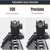 Gotical 45 Degree Offset Flip Up Sight | Low Profile Design Rapid Transition Front and Rear flip up view 4