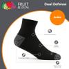 Fruit of the Loom Men's Dual Defense Ankle Socks 12 Count ( 1Pack) view 3