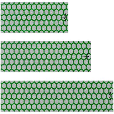White Water Archery Green Reflective Open Honeycomb Arrow Wraps 15 Pc Pack 10 Colors Choose Length Width (3, 1.4)