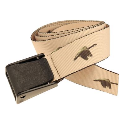 Thomas Bates Titan Outdoor Hunting Fishing Pattern Web Belt 5 Year Guarantee (Geese, Big and Tall)