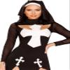 4916 - 2pc Loving Nun Medium/Large / Black/White view 3