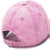 Aedvoouer Men Women Baseball Cap Vintage Washed Distressed Hats Twill Plain Adjustable Dad-Hat,BC-Pink view 3