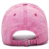 Aedvoouer Men Women Baseball Cap Vintage Washed Distressed Hats Twill Plain Adjustable Dad-Hat,BC-Pink view 4